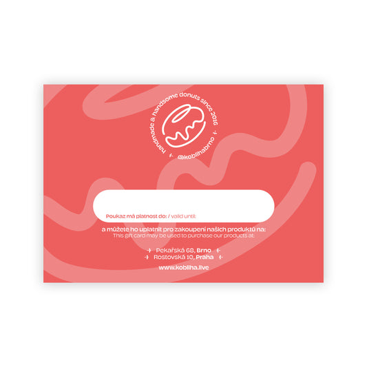 Dárkový Poukaz – E-mailem